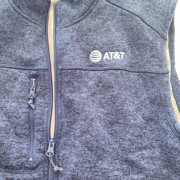 Men's Jonnie-O Double Zipper Navy Wes Vest - Prep Golf AT&T - Large - Picture 3 of 10